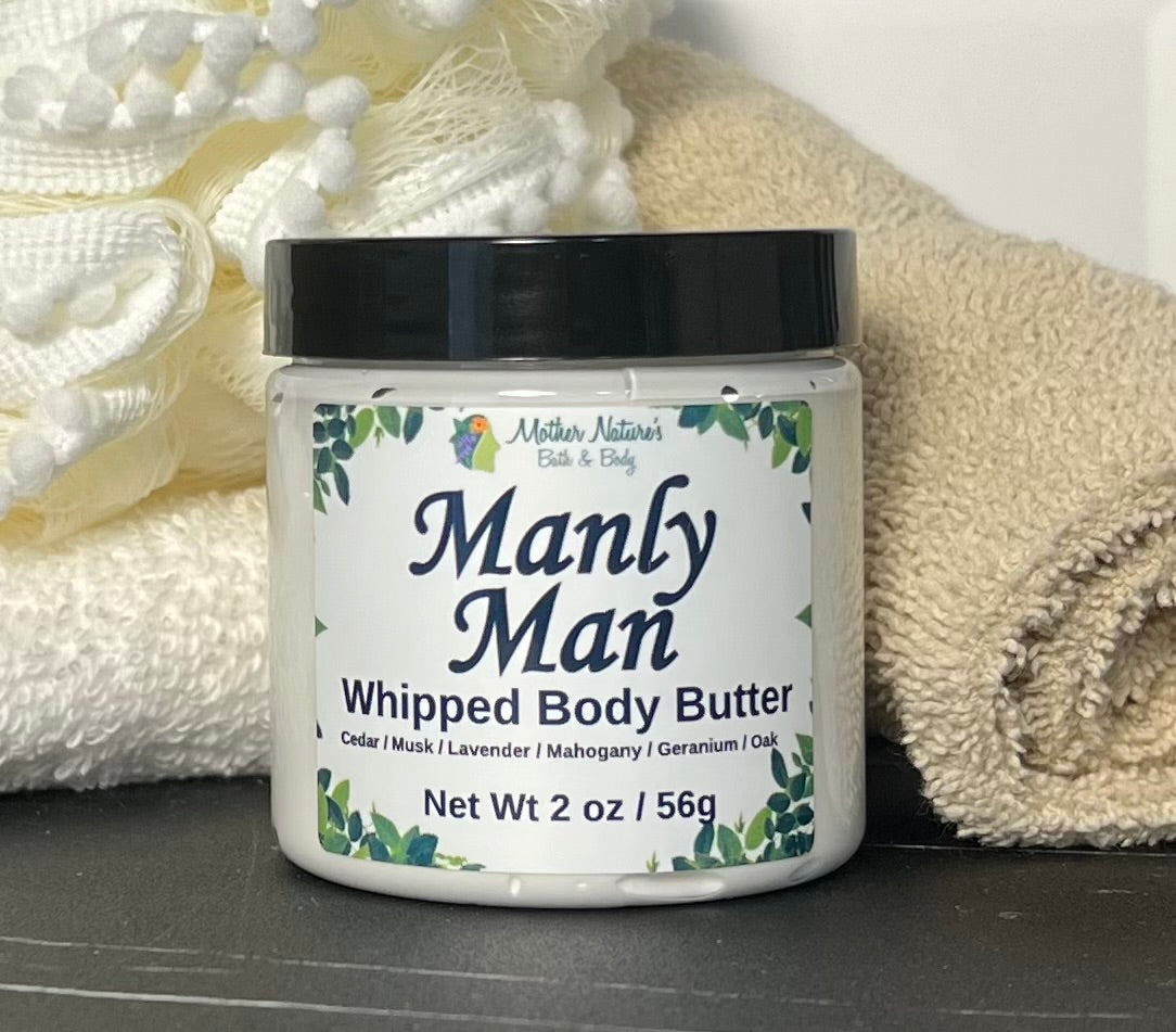 Manly Man Whipped Body Butter