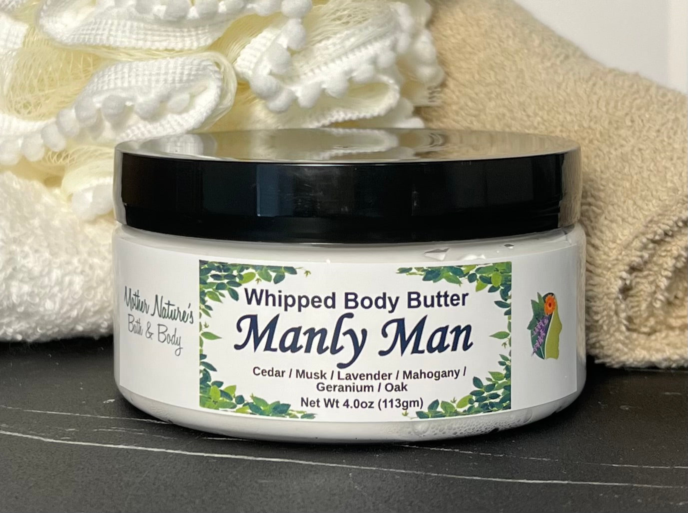 Manly Man Whipped Body Butter