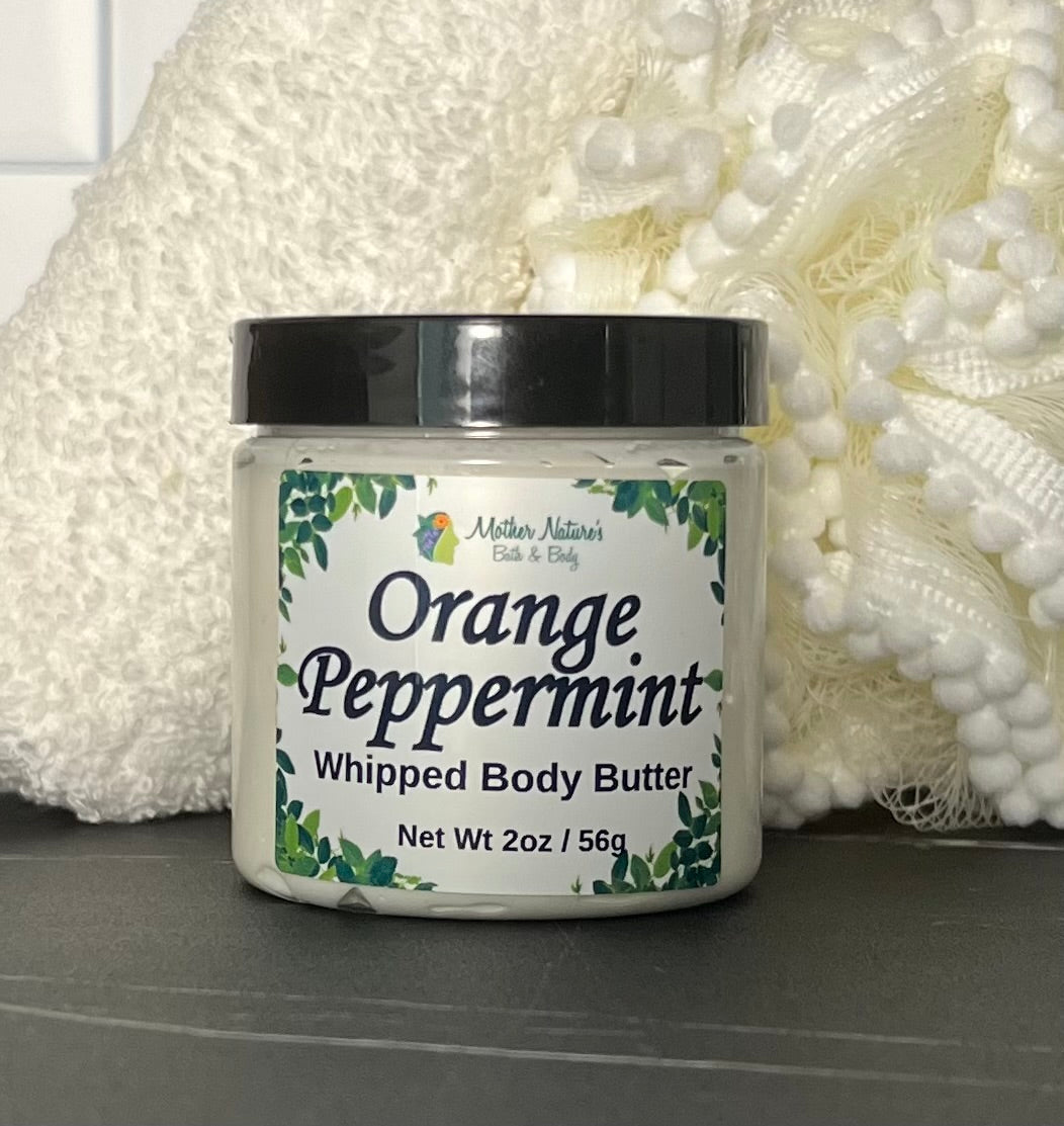 Orange Peppermint Whipped Body Butter